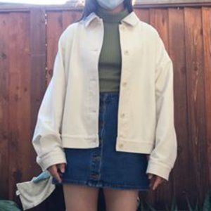 uniqlo unisex beige coat